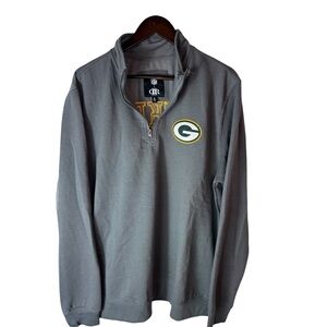NFL x Darius Rucker Green Bay Packers 1/4 Zip Tri-Blend Sweatshirt Size XL